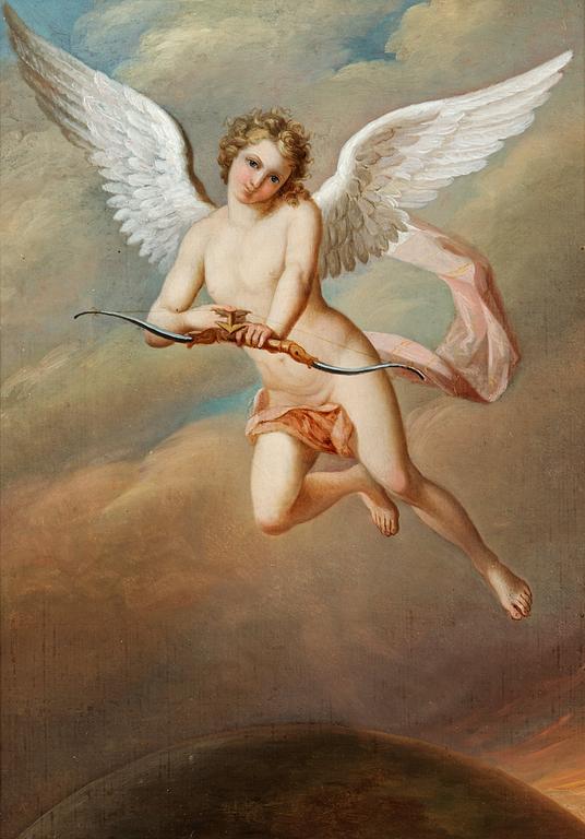 Fredric Westin, "En Amour skjutande en pil" (= Amor shooting an arrow).