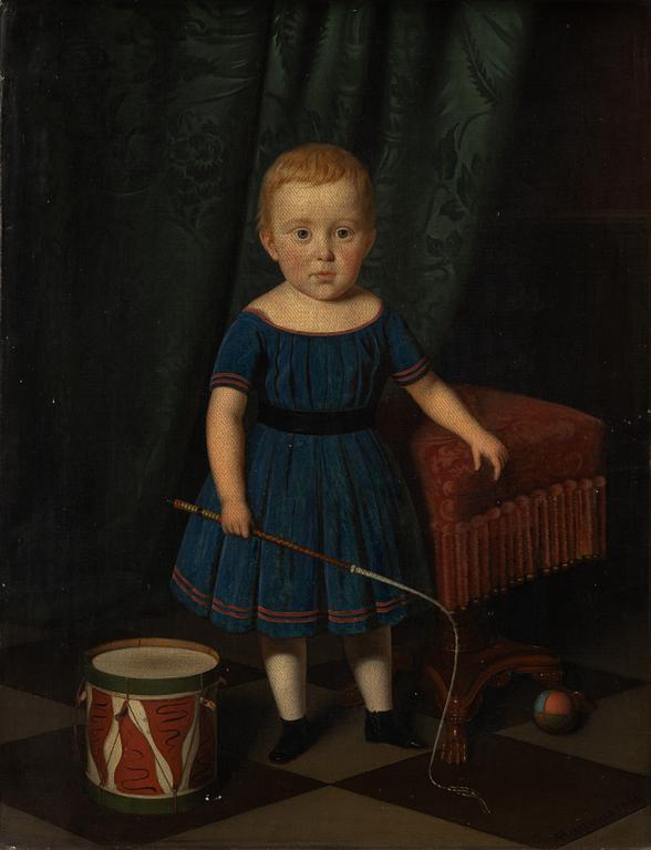 Andreas Herman Hunæus, Danish school, 19th century, "Oskar Frederik Mollerup" (1845 - 1859).