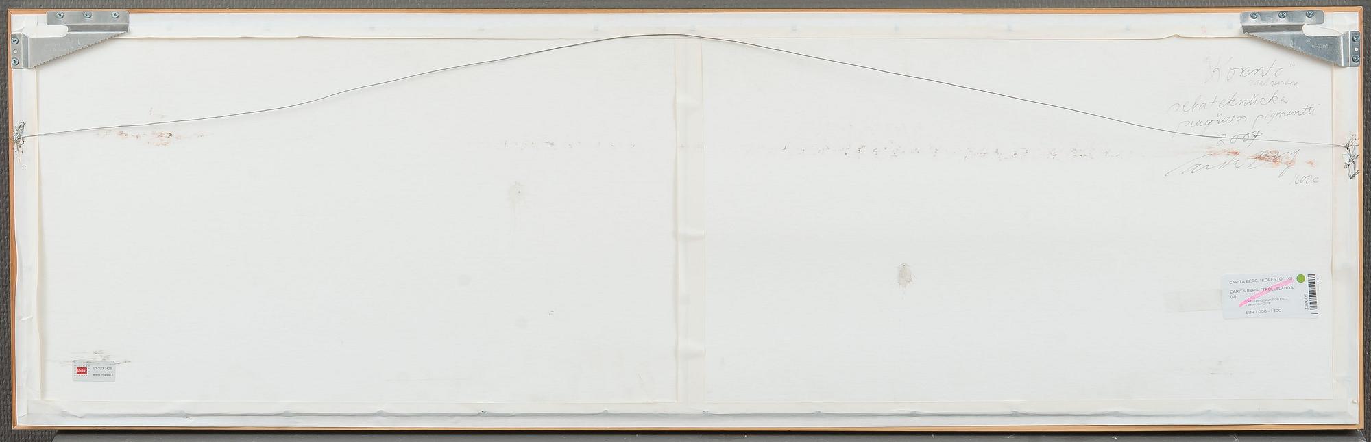 Carita Berg, "KORENTO".