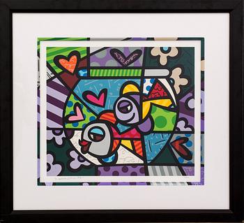 ROMERO BRITTO, colour silkscreen signed and dated.