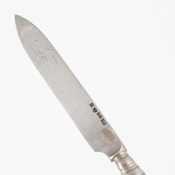 Twelve Swedish Silver Fruit Knives, mark of Anders Nilsson, Lund 1904-05.