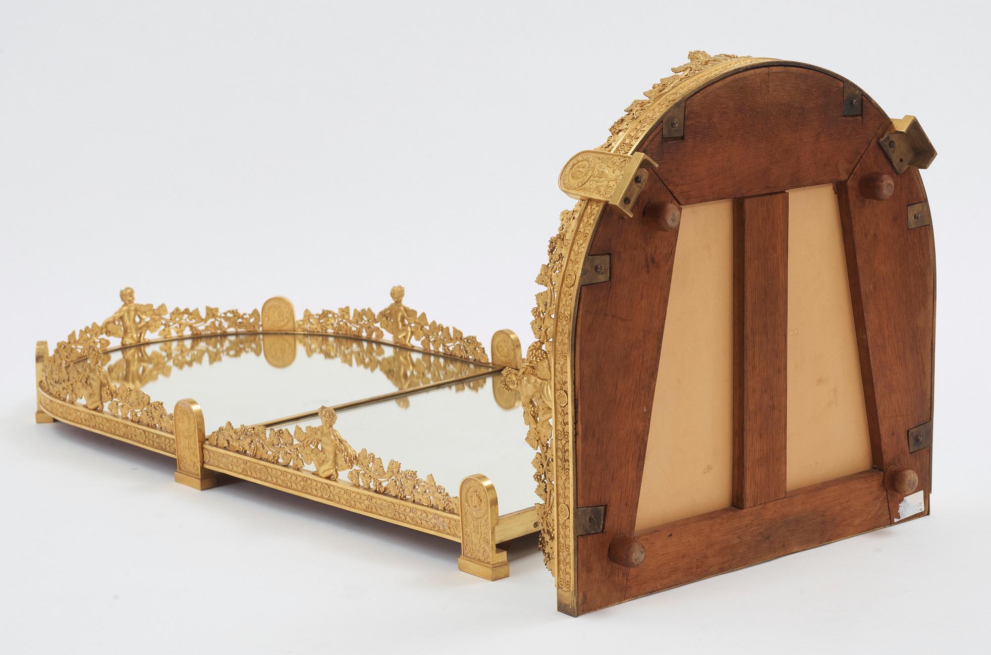 A French Empire early 19th century dinner plateau in the manner of Pierre Philippe Thomire.