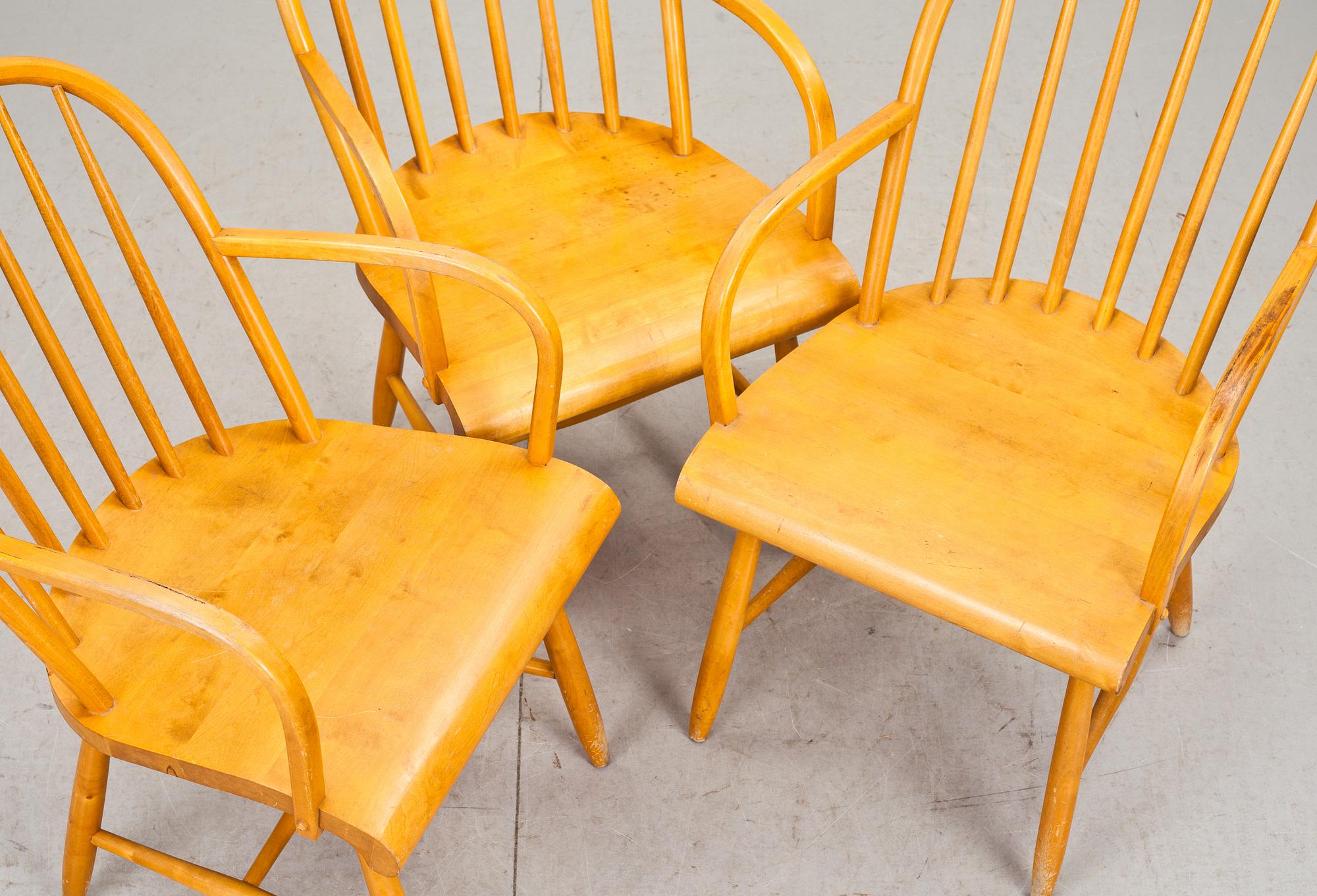 KARMSTOLAR, 3 st, 1900-talets andra hälft.