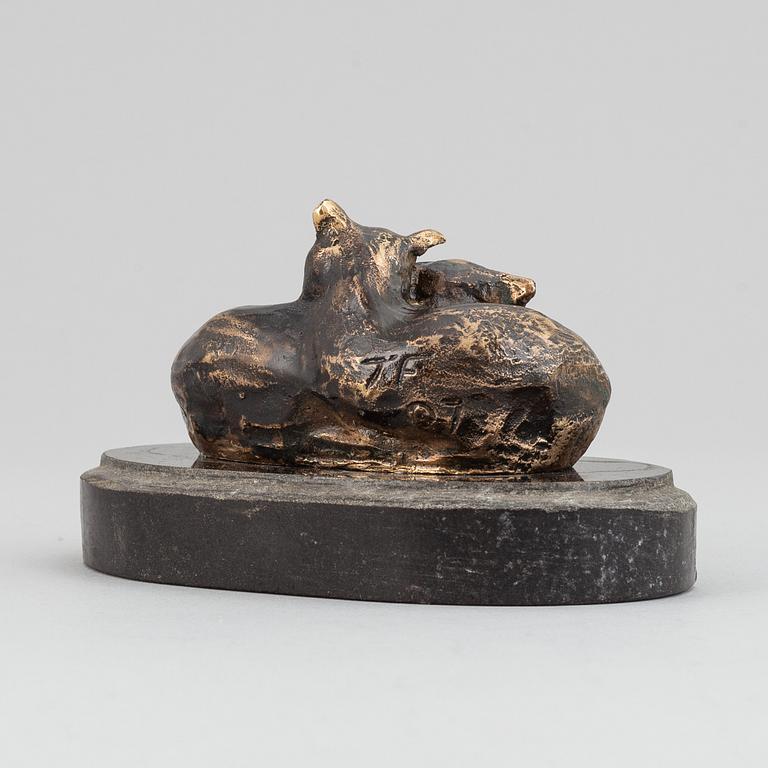 Torbjörn Forsberg, skulptur. Brons. Sign. med initialer och dat -07.
