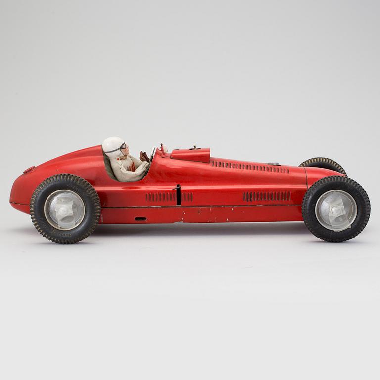 A gas powered tinplate Domo Maserati, Italy, ca 1948.