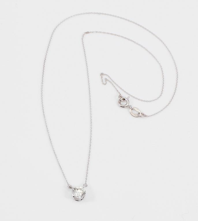 COLLIER, briljantslipad diamant 0.70 ct.