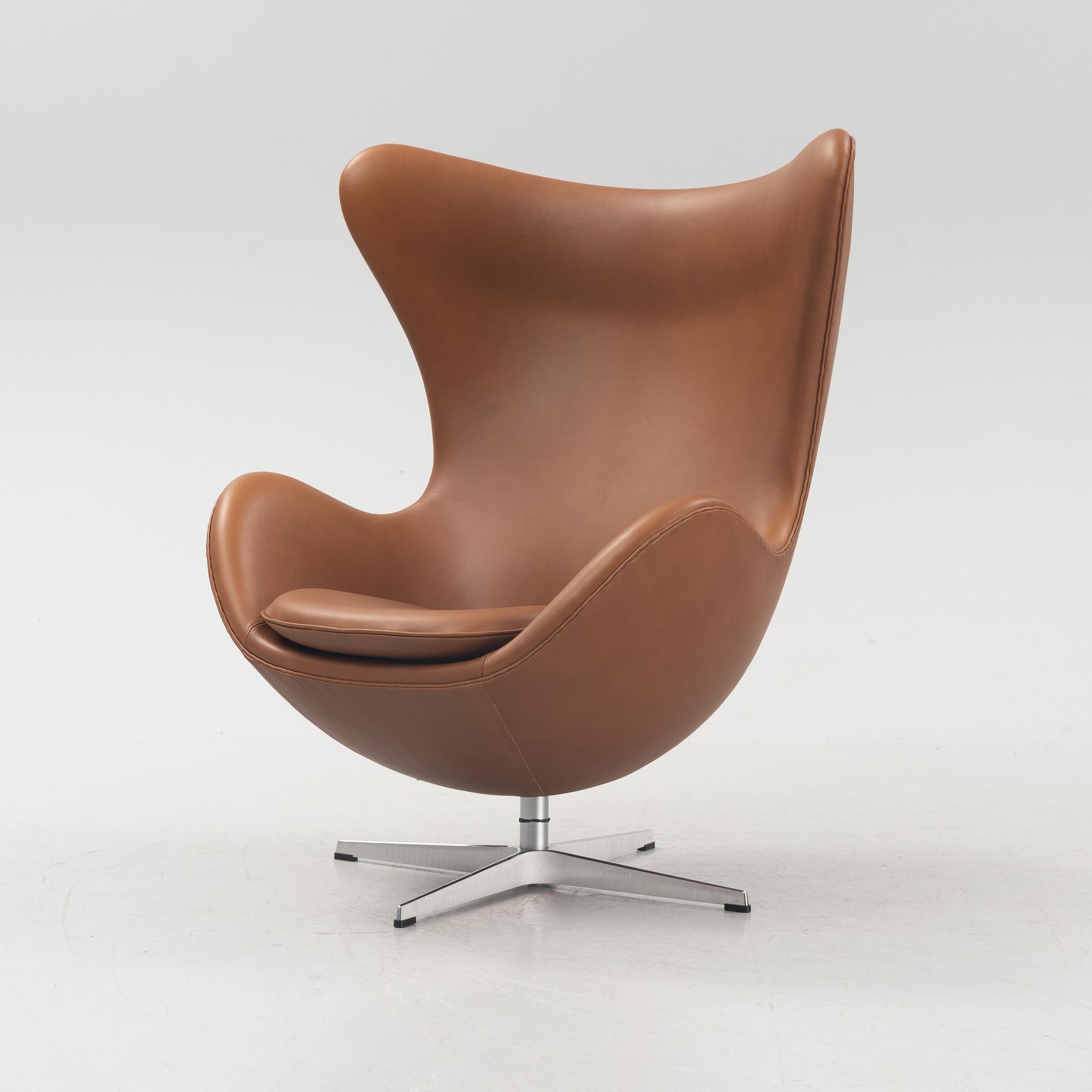 Arne Jacobsen, fåtölj, "Ägget", model 3316, Fritz Hansen, Danmark.