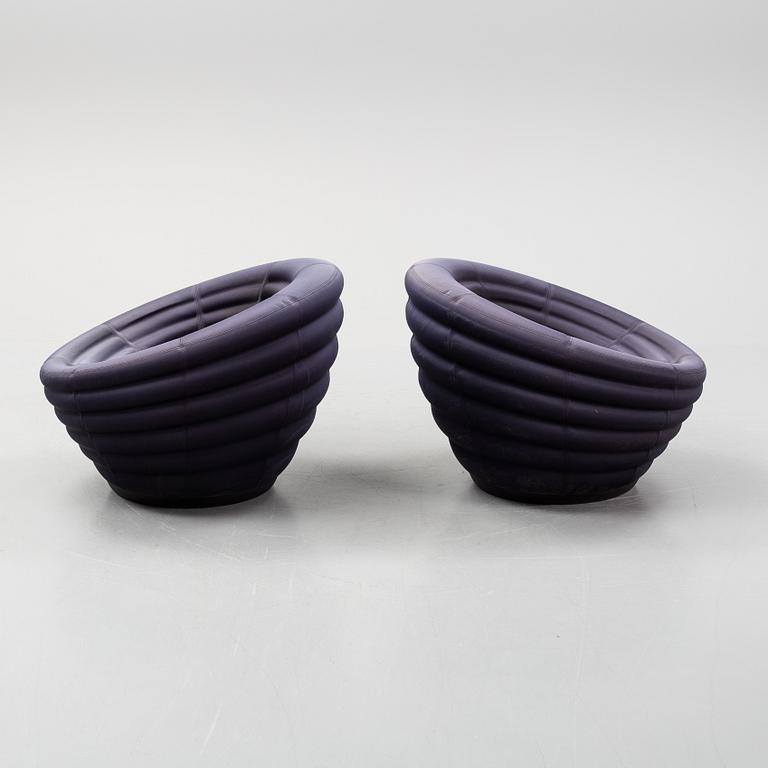 Foersom & Hiort-Lorenzen, a pair of "Blow" chairs, Hay.