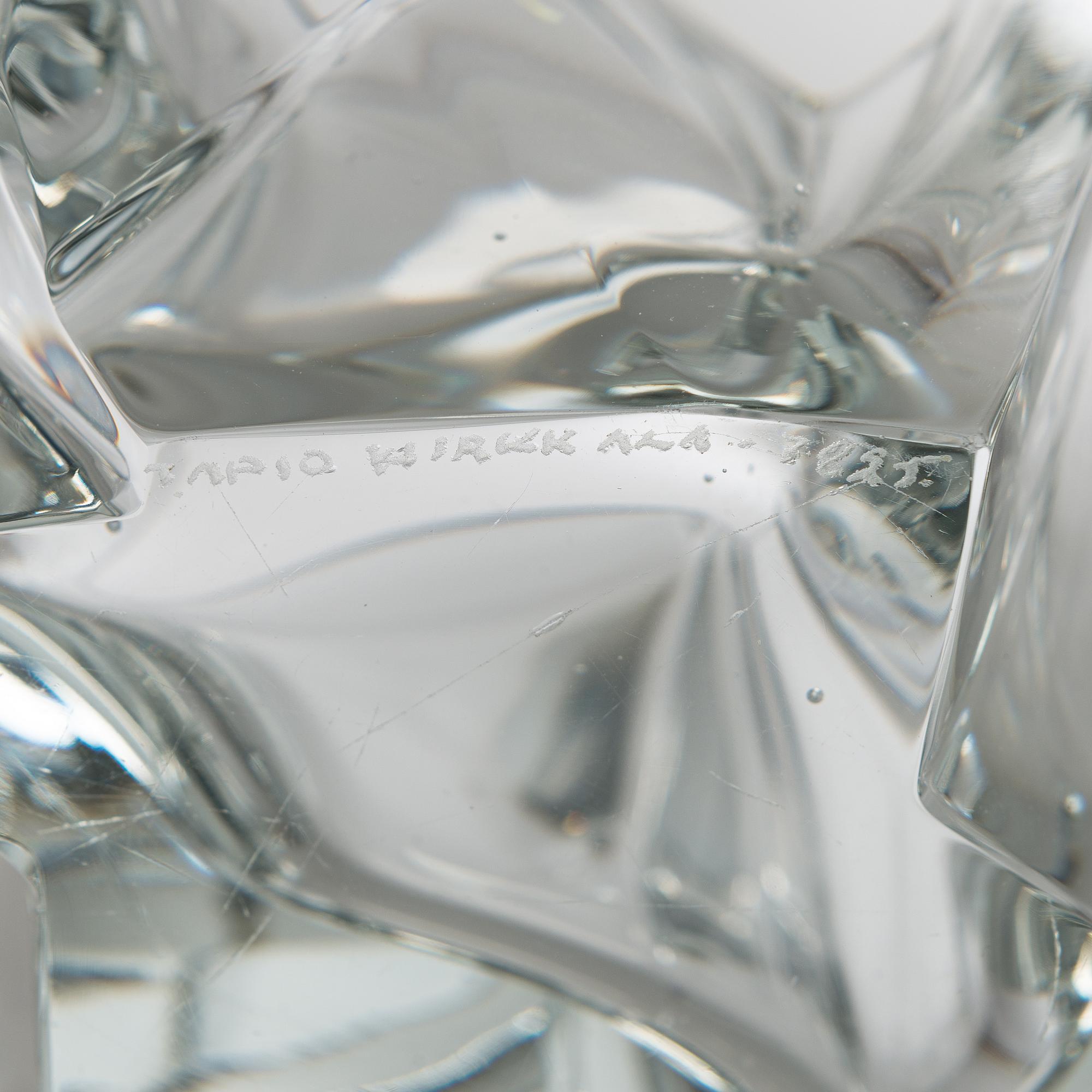 Tapio Wirkkala, An 'Iceberg' vase signed Tapio Wirkkala 3825.