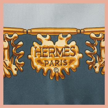 SCARF, Hermès, "Les Cavaliers D'or".