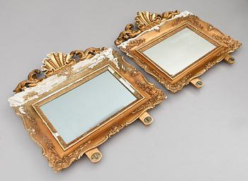 SPEGELLAMPETTER, 1 par, 1800-talets andra hälft.