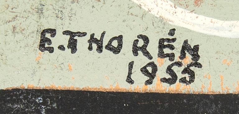 Esaias Thorén, a signed and dated mixed media.