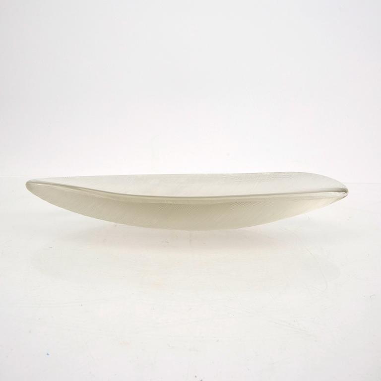 Tapio Wirkkala, a glass bowl "Sulka" signed iittala 58 (?).