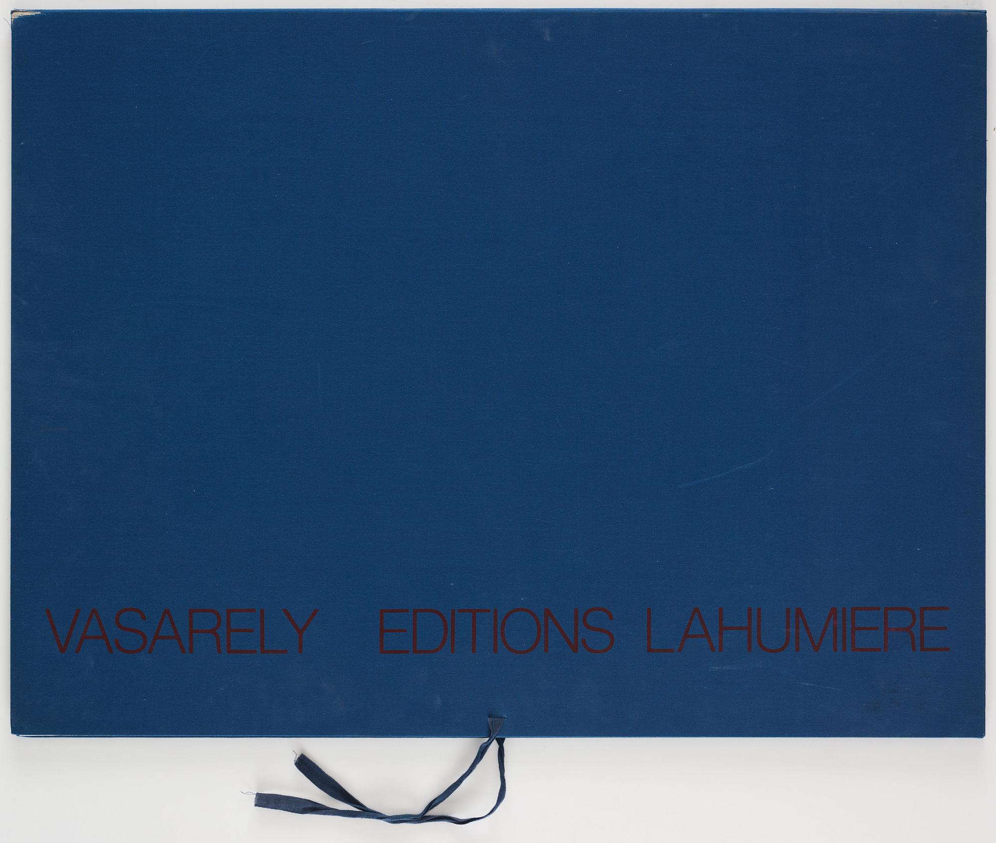 Victor Vasarely, portfolio with 5 silkscreen in colours, signed 60/150.