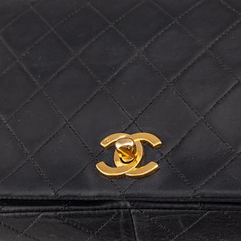 Chanel, a quilted leather 'Flap' bag, 1989-91.