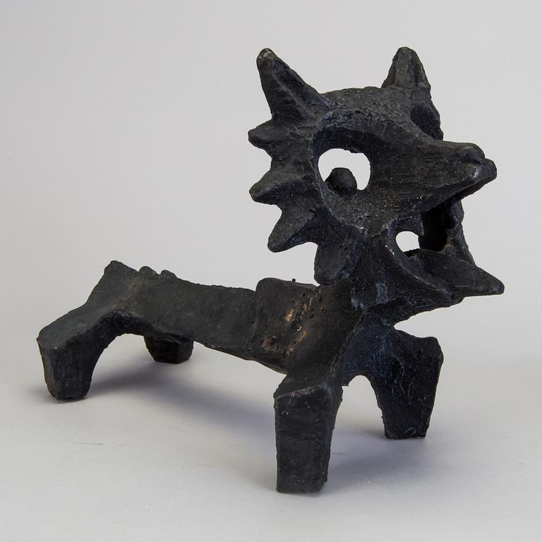 ELDHUND, gjutjärn, "Räven", Olle Hermansson, Husqvarna, 1960-tal.