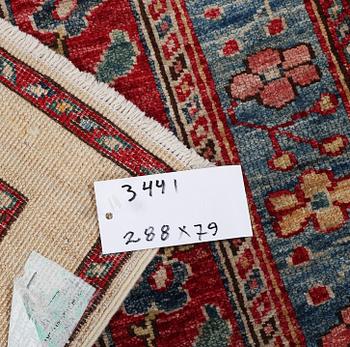 A runner carpet, Ziegler, c. 288 x 79 cm.