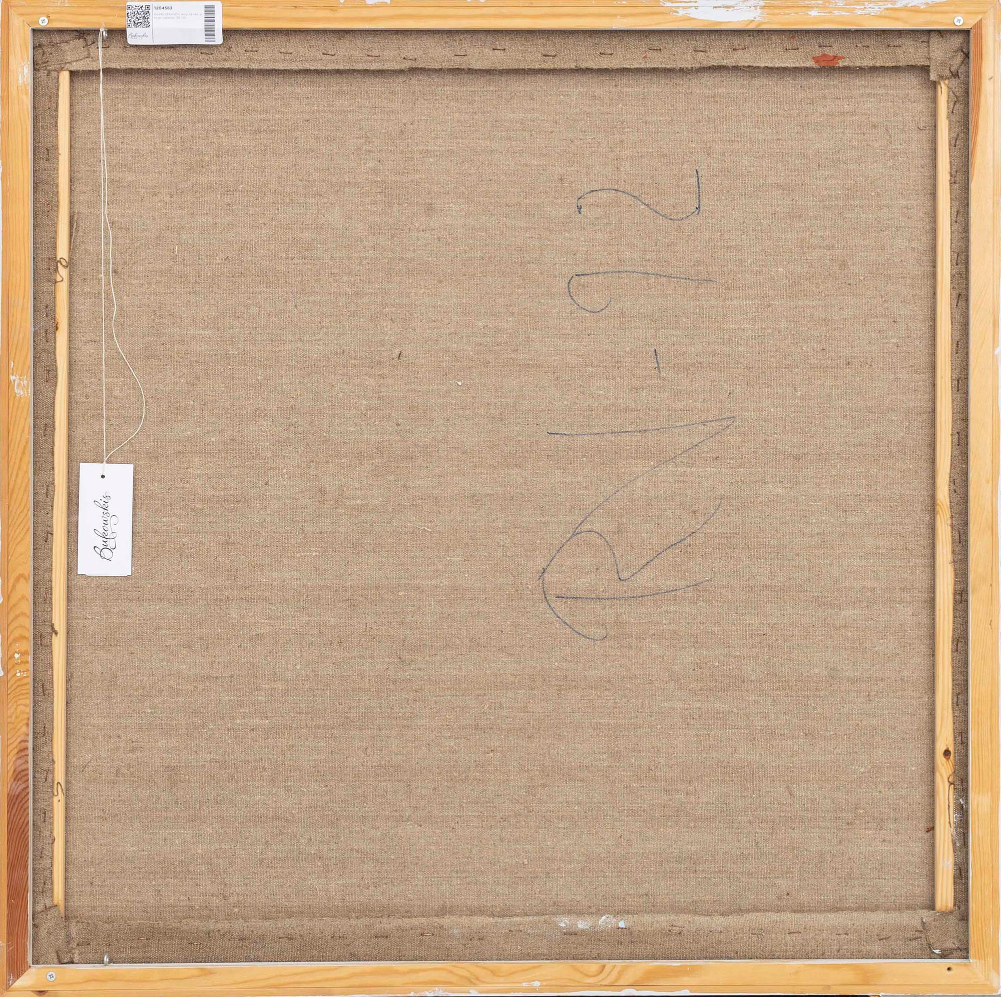 RAIMO VERANEN, acrylic on canvas, a tergo signed -92.