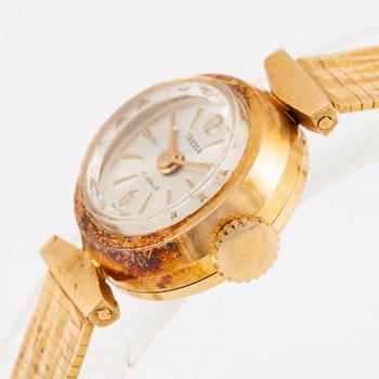 Tressa, wristwatch, 18K gold, 17 mm.