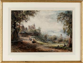 J.S Williams · J.S WILLIAMS, pastell, signerad I.S.W, daterad (19)10
