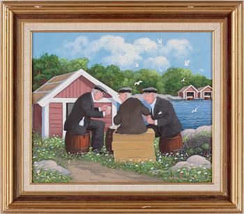 BERT HÅGE HÄVERÖ, olja på duk, signerad och daterad 1985.