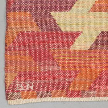 Barbro Nilsson, A TEXTILE. tapestry variant. 71,5 x 47 cm. Signed BN.