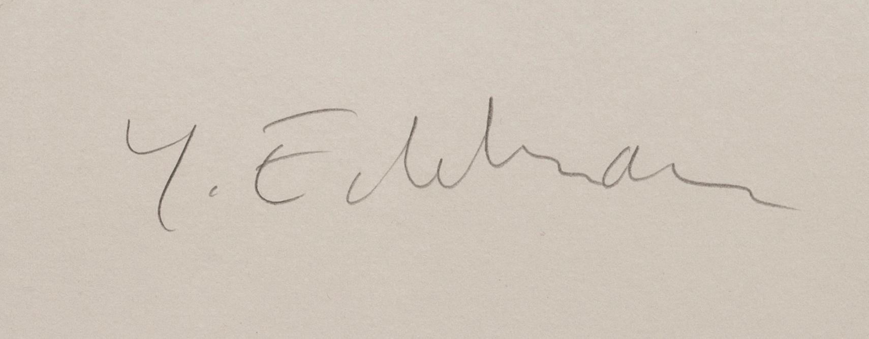 Yrjö Edelmann,  litografi, signerad, numrerad.