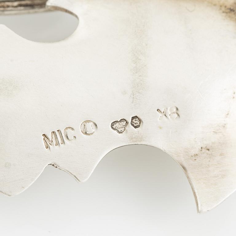 Michelsen, brooch, silver, Stockholm 1948.