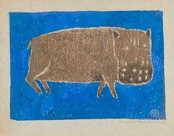 Margareta Ahlstedt-Willandt, "Flodhäst".