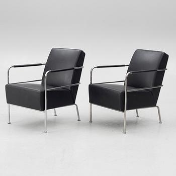 Gunilla Allard, a pair of 'Cinema' armchairs, Lammhults, Sweden.