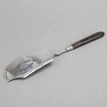 FISKSPADE, silver, Danmark, 1800-tal.