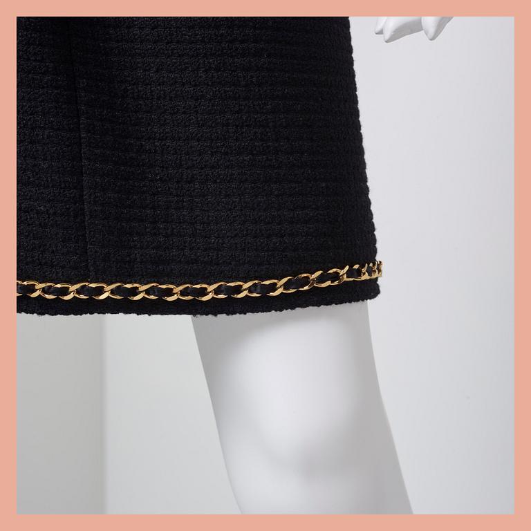 DRÄKT, Chanel, fransk storlek 40.