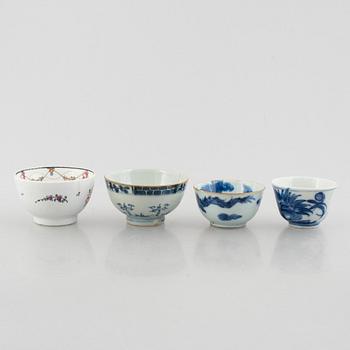 Eleven pieces of Chinese porcelain, 18th and 19th century.