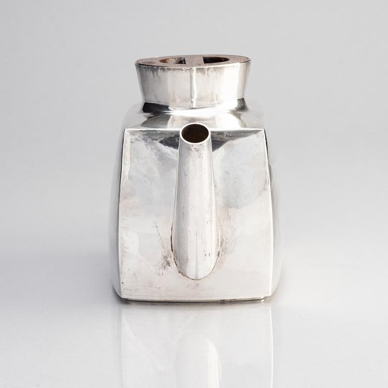 Anders Ericson, a silver teapot, Kristianstad 1968.