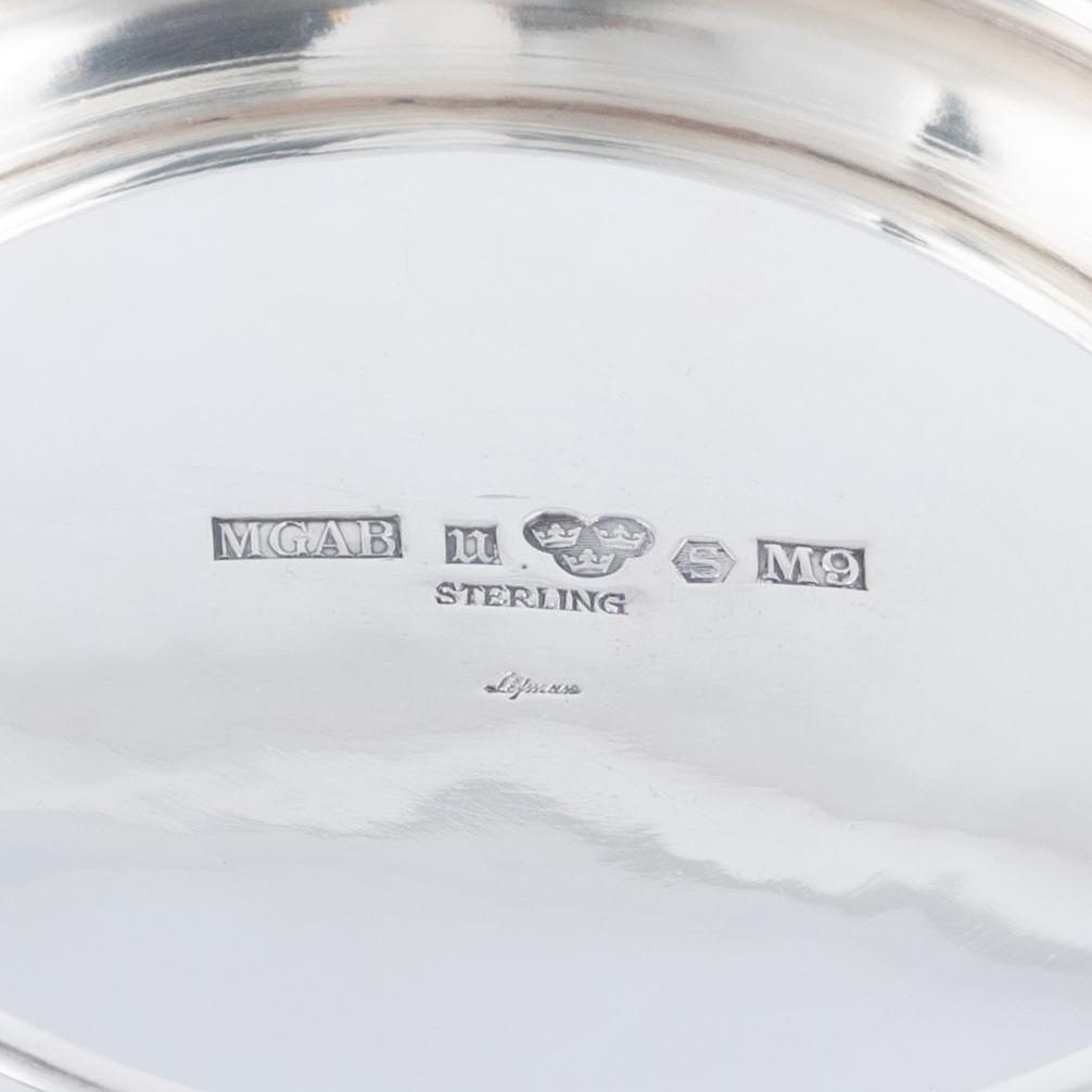 Eric Löfman, skål, sterlingsilver, MGAB, Uppsala, 1962.