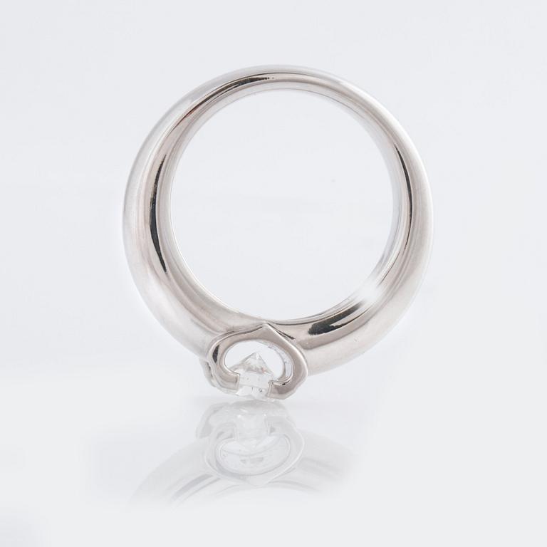 RING, med briljantslipad diamant ca 0.75 ct, Cartier.
