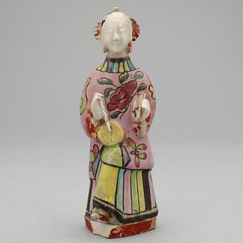 FIGURIN, porslin, Kina, Qing dynastin Qianlong (1736-95).