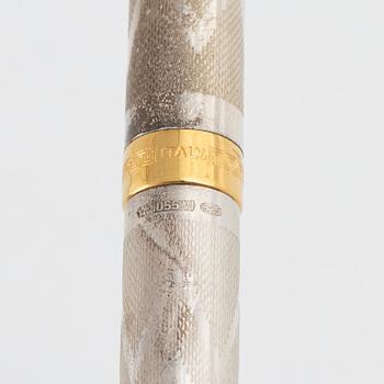Reservoarpenna, sterlingsilver, Montegrappa, silver, Italien.