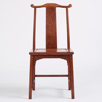 An officials hat chair, late Qing dynasty/early 20th Century.