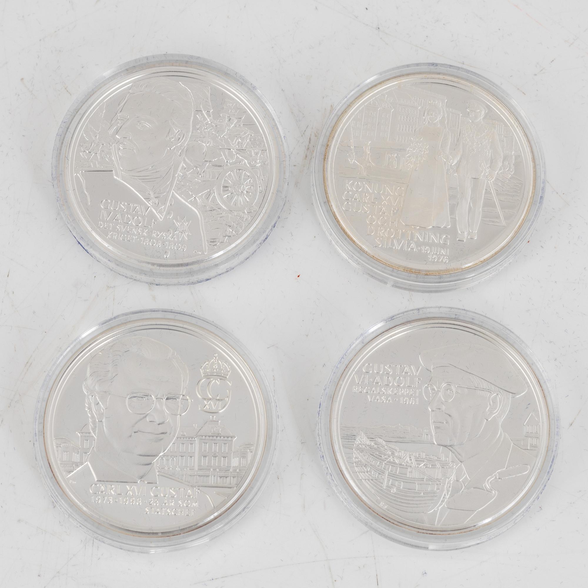 Minnesmynt, 17 st, sterlingsilver, Kungariket Sverige, Svenska Myntverket, Eskilstuna.