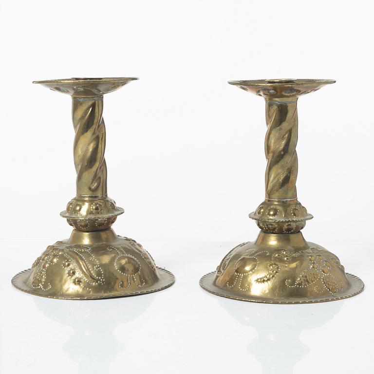 Candelabras a pair, Baroque style, 18th/19th century.