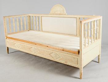 SOFFA, 1800-tal, vitmålad.
