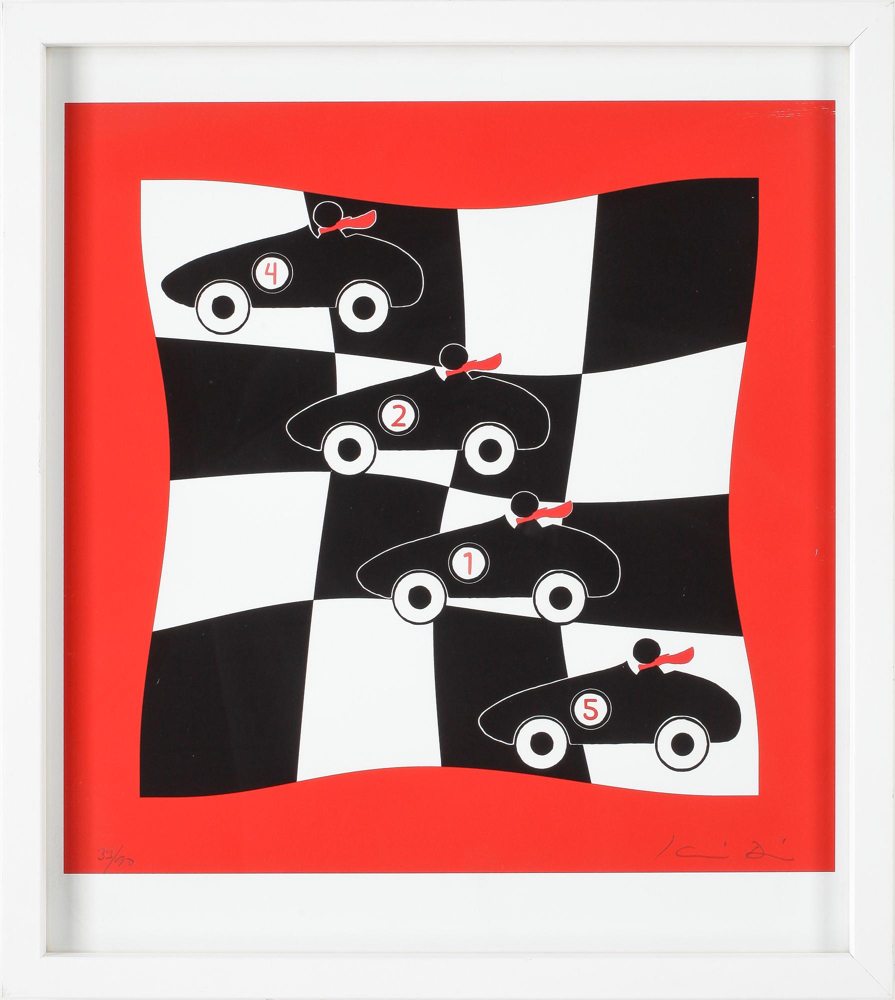 KARIN DAHLIN, färglitografi, signerad och numrerad 33/90.