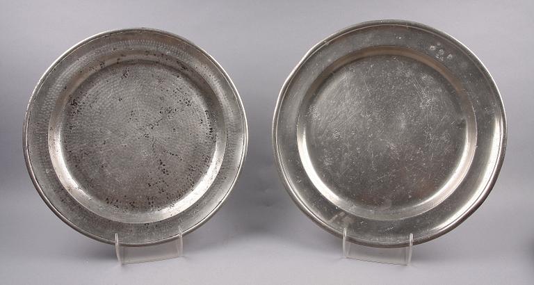 FAT, 2 st, tenn, bla Carl Magnus Reimers, Sala. 1700/1800-tal.