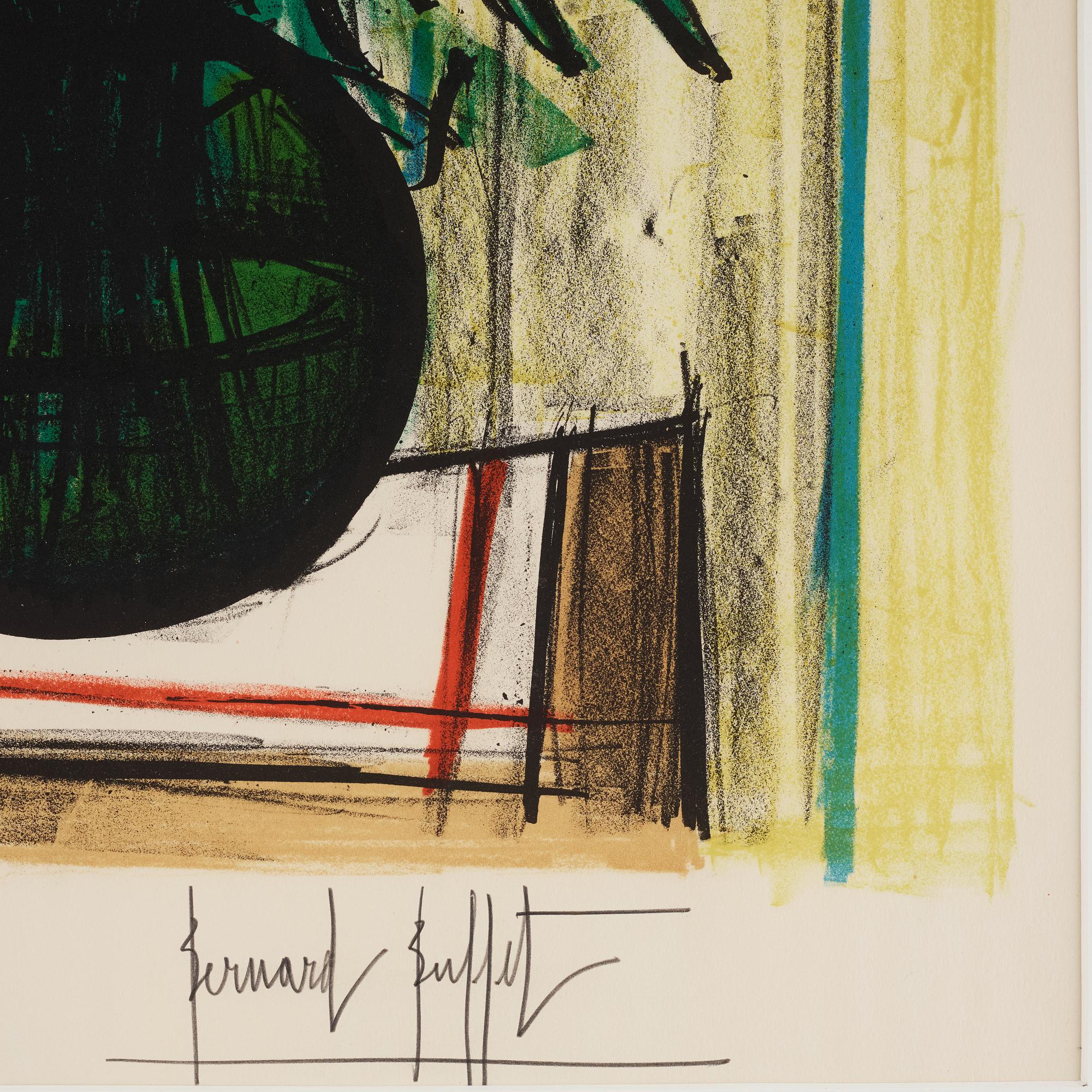 Bernard Buffet, 'Les anémones'.