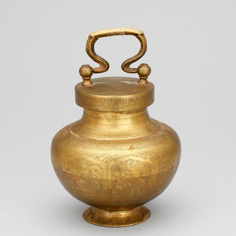 MATKÄRL, Indien, mässing, 1900-talets första hälft.