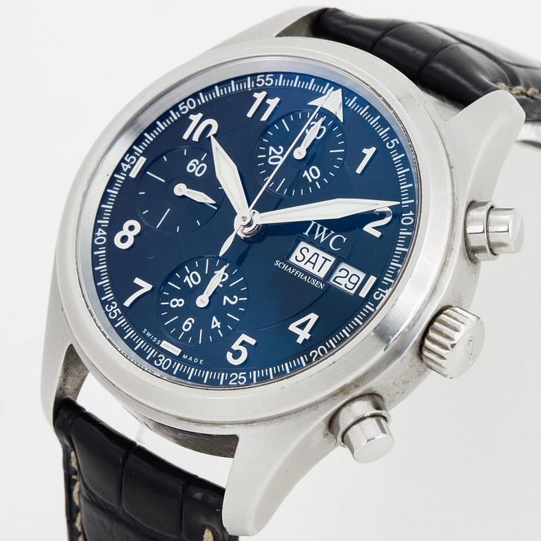 IWC, Spitfire, wristwatch, chronograph, 39 mm.