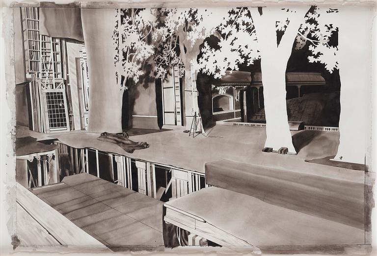 Kristina Bength, "Transpositions in the Image of a Name #7".