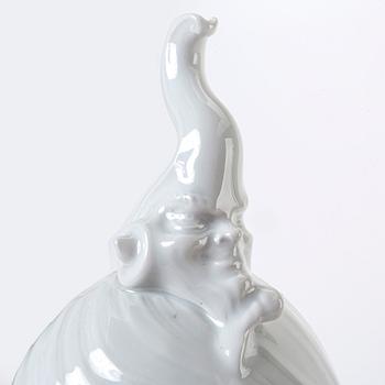 An Arje Griegst four parts "Triton"service parts Royal Copenhagen Denmark porcelain 1992-99.