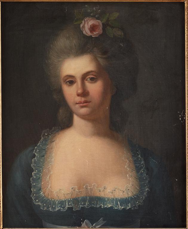 UNKNOWN ARTIST 18TH CENTURY, oil on canvas, not signed.